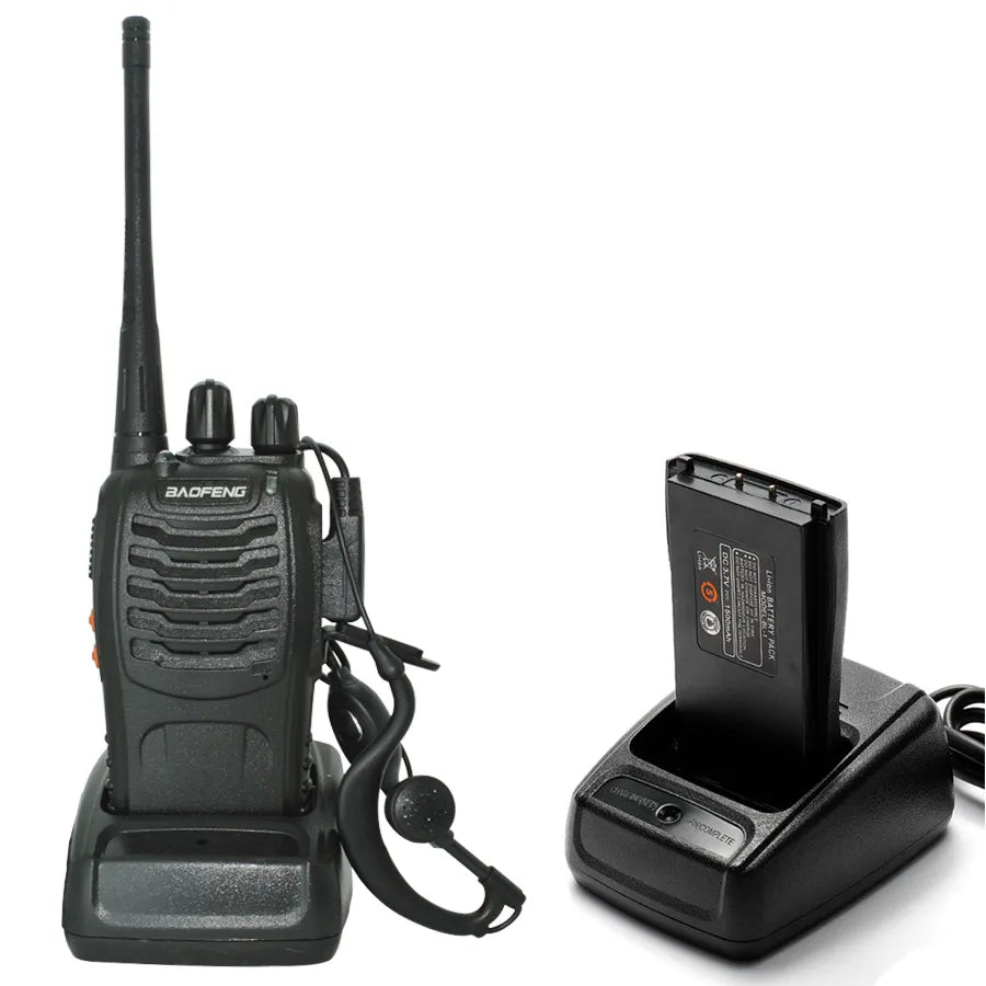CommLink BF888S: 4-Piece UHF Walkie-Talkie Set.