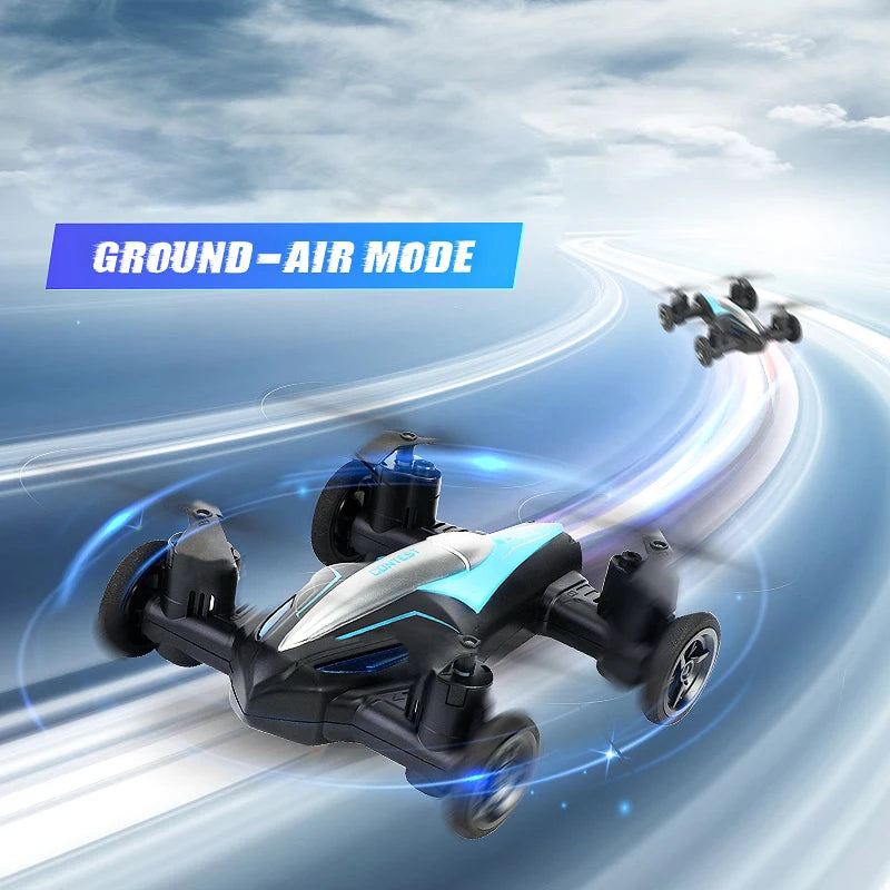 2in1 Dron Air-Ground Flying Car 2.4G Dual Mode Racing Mini Drone Professional RC Amphibious Car Quadcopter Drones Children Toys