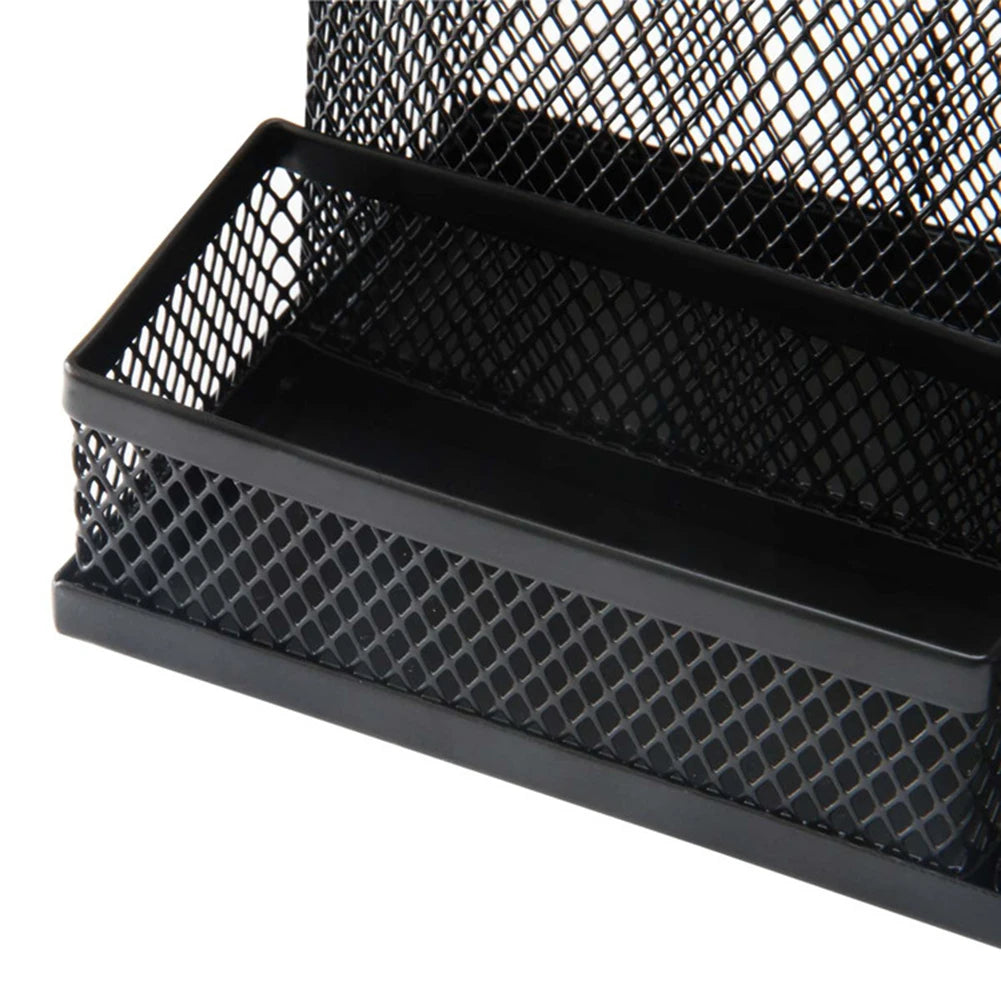 MetalMesh CubicleCraft: Combination Holder and Desk Organizer - Study Storage for Desktop Accessories and Office Supplies