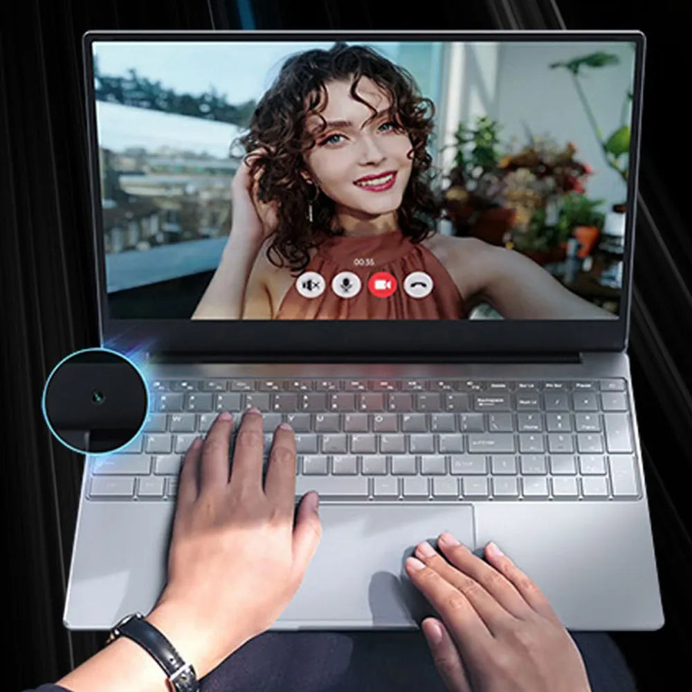 AKPAD 15.6-Inch Windows Pro Laptop: Intel Celeron J4125, 1920x1080 Resolution, 12GB RAM, Various Storage Options (2TB/256GB/512GB/1TB), HDMI Connectivity – A Powerful Notebook for Enhanced Productivity.
