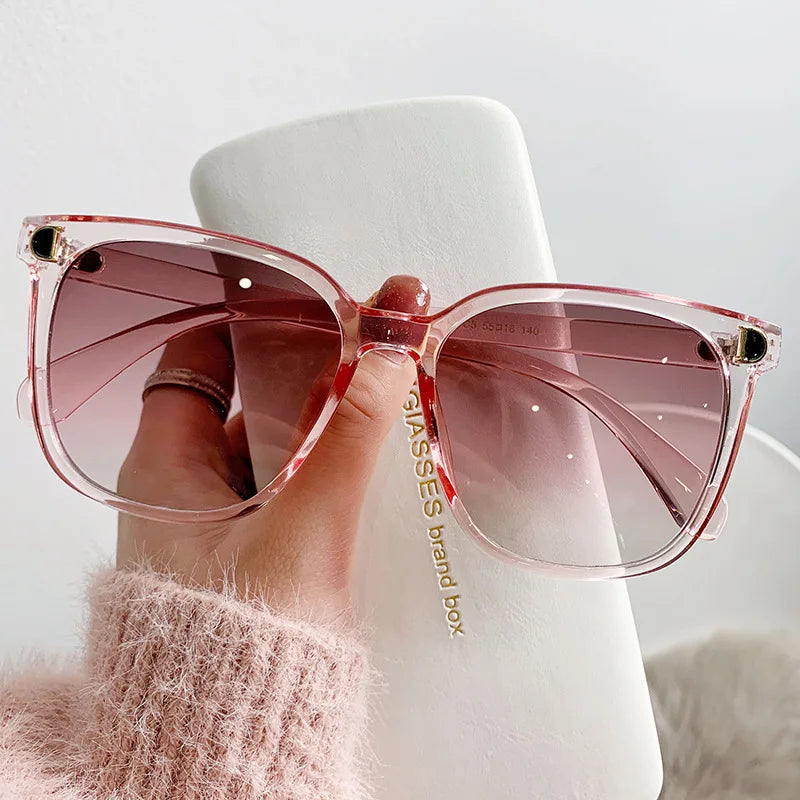 ChicScape SquareRadiance: Oversized Designer Sunglasses.