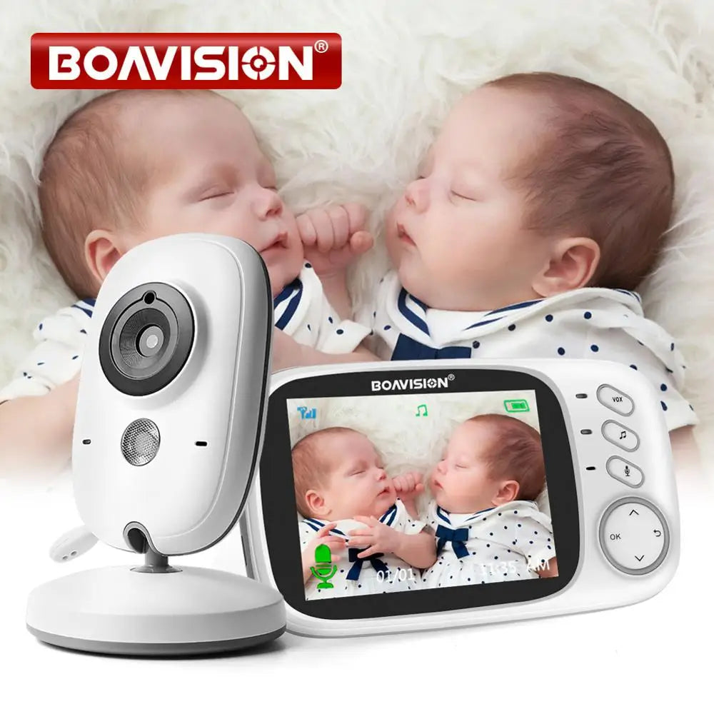 CuddleView VB603: 2.4G Wireless Baby Monitor with 3.2 Inches LCD Display