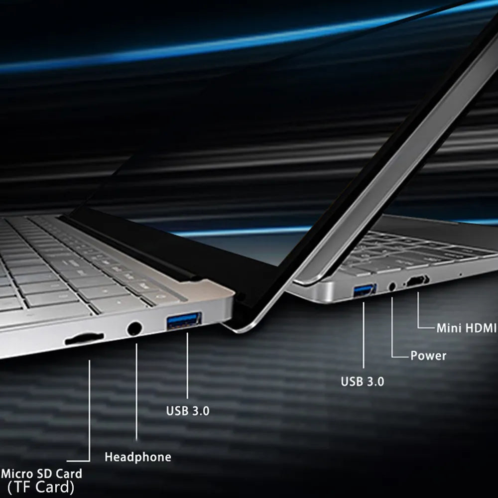AKPAD 15.6-Inch Windows Pro Laptop: Intel Celeron J4125, 1920x1080 Resolution, 12GB RAM, Various Storage Options (2TB/256GB/512GB/1TB), HDMI Connectivity – A Powerful Notebook for Enhanced Productivity.