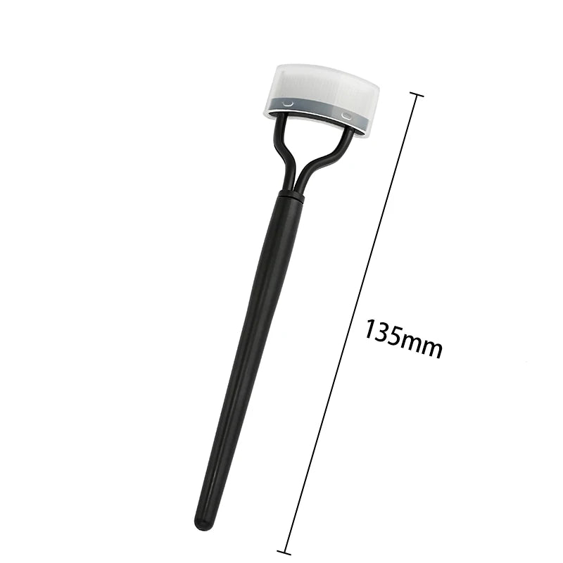 GlamCurve Eyelash Curler: Foldable Metal Design with Lash Separator and Brush Comb – Your Essential Beauty Makeup Cosmetic Tool for Perfectly Curled and Defined Lashes.