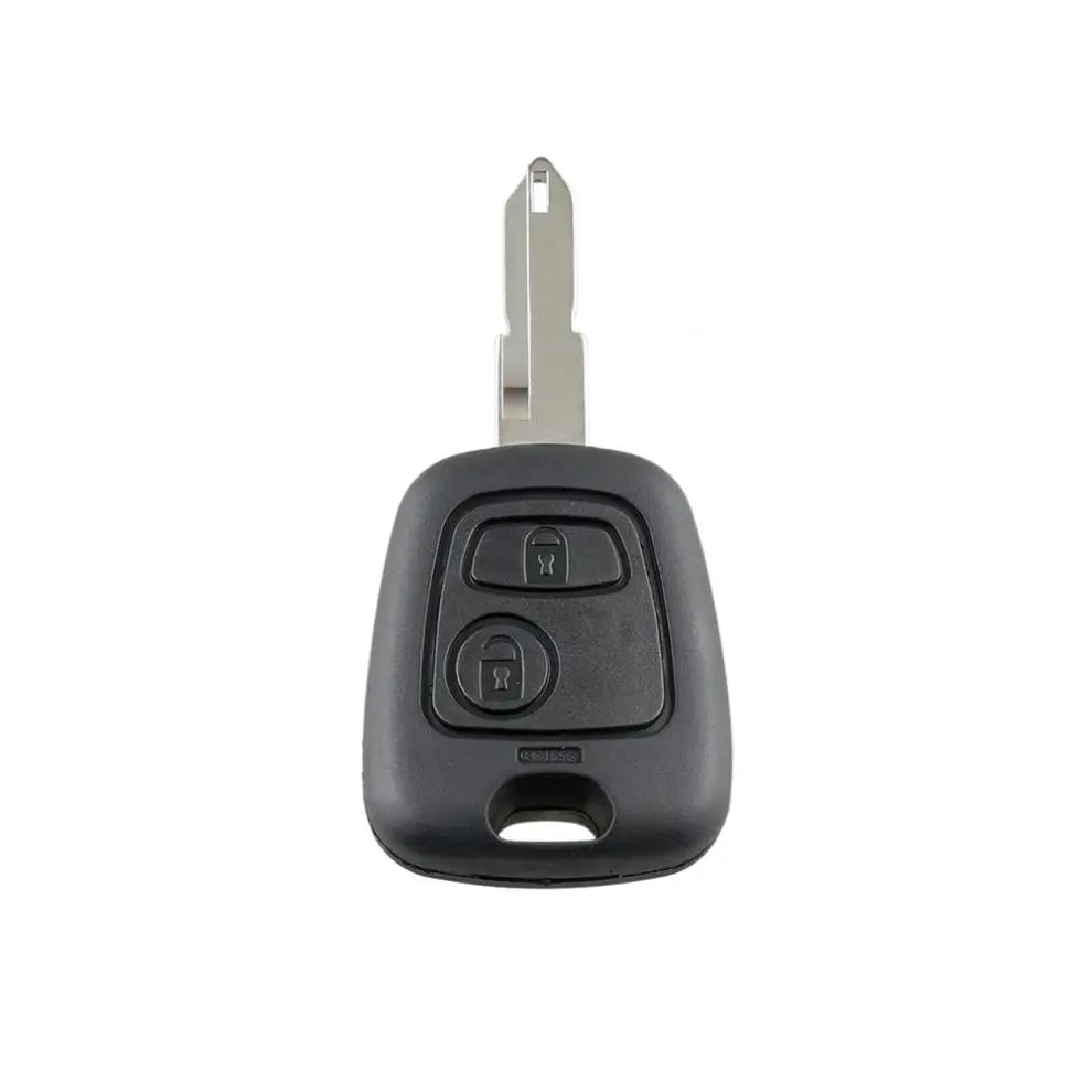 KeyCraft Precision: 2-Button Remote Car Key Shell for Peugeot Models