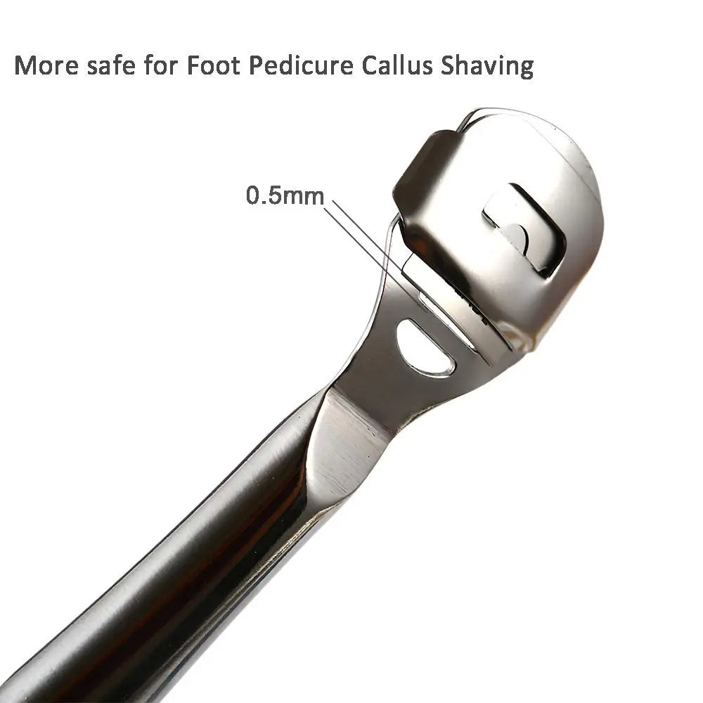 SmoothSculpt Pro: Precision Stainless Steel Callus Shaver & Foot Care Kit