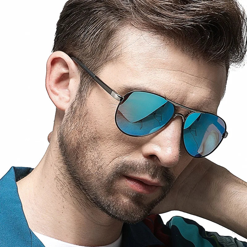 SkyPilot PolarPro: High-Definition Polarized Aviation Sunglasses for Men.