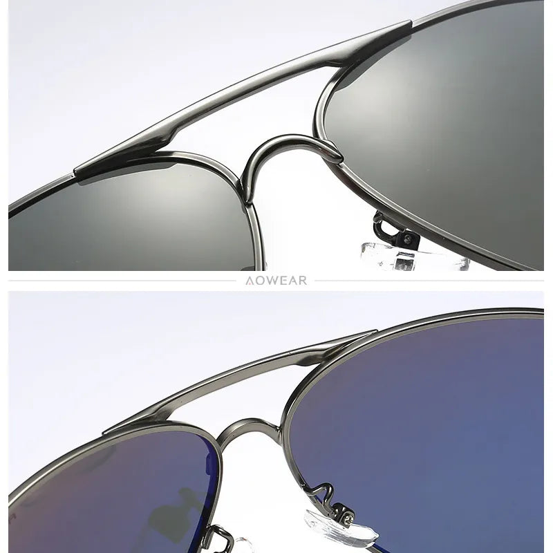 SkyPilot PolarPro: High-Definition Polarized Aviation Sunglasses for Men.