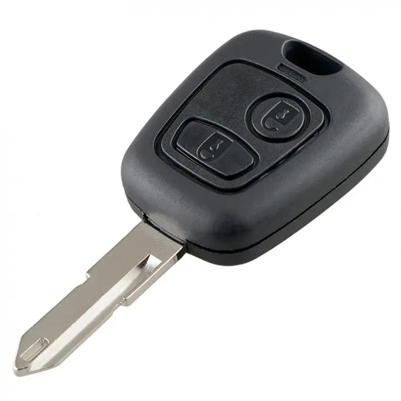 KeyCraft Precision: 2-Button Remote Car Key Shell for Peugeot Models