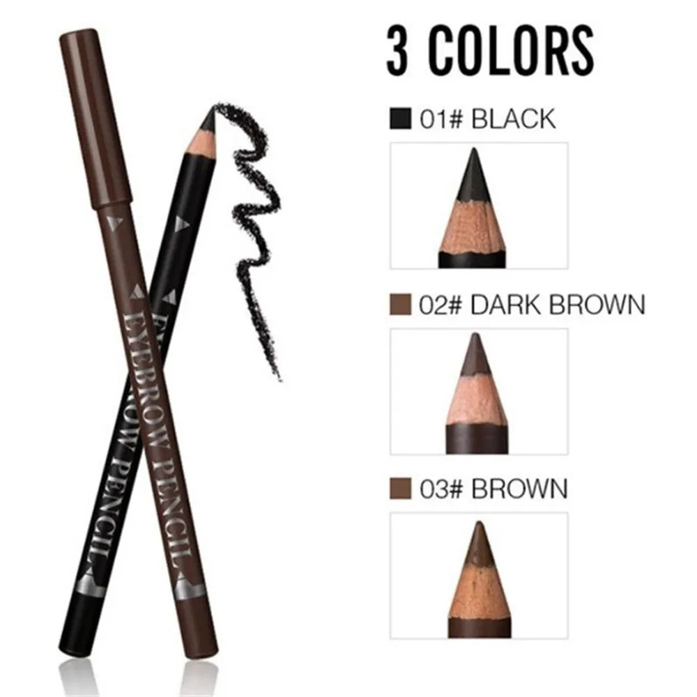 StarArch 2022 Waterproof Eyebrow Pencil Set: Hot Sale 12pcs in Black and Brown - Achieve Long-Lasting Makeup Perfection with These Must-Have Eyebrow Pens.