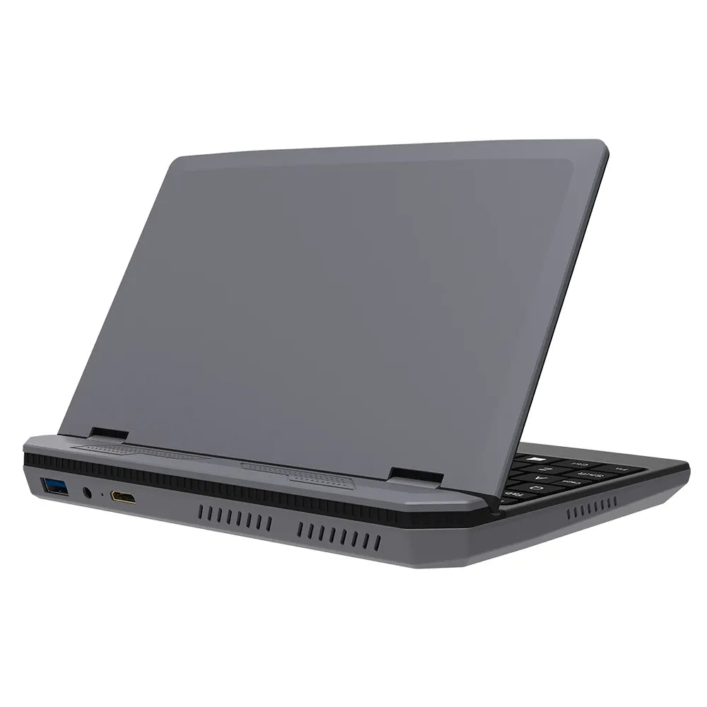 TechPalm 2023 Portable Mini Laptop: Sleek Metal Design, Small Form Factor, Windows 11, 7-Inch Touch Screen, Intel J4105, 12GB RAM, 1TB Storage - Your Perfect Office Companion in a Micro Computer.