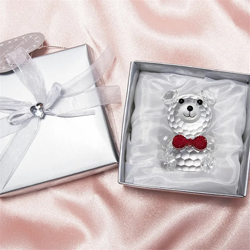 Crystal Glass Bear I Love You Perfect for Valentines Day 2024